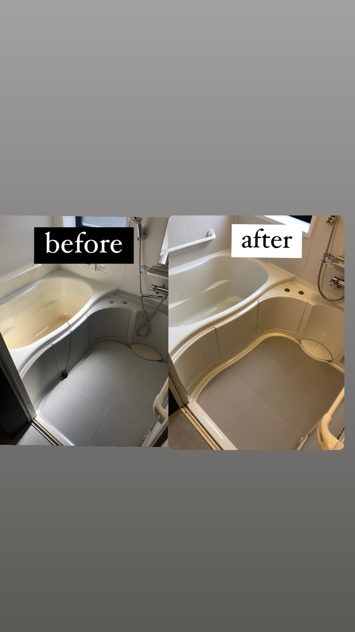 施工事例✳︎大阪府・浴槽と洗い場カウンター塗装✳︎